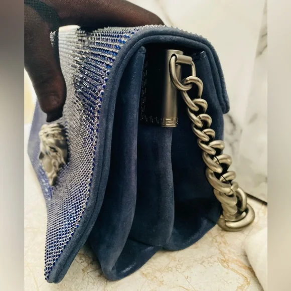 Versace Gold Palazzo Sultan Medusa Swarovski Crystal. - Picture 7 of 10